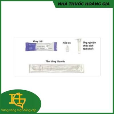 Test nhanh Covid-19 H-GUAR/1 bộ test  họng