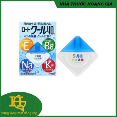 Nước nhỏ mắt Rohto Vita 40 Nhật Bản - xanh 12ml