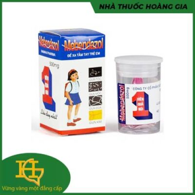 Thuốc tẩy giun quả núi Mebendazol 500Mg Nam Hà trừ giun sán (1 viên)