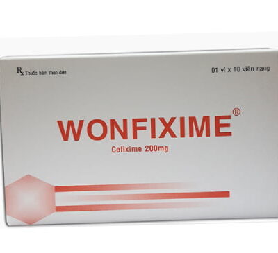 Kháng sinh Wonfixime Cefixim 200mg/vỉ - 10 viên