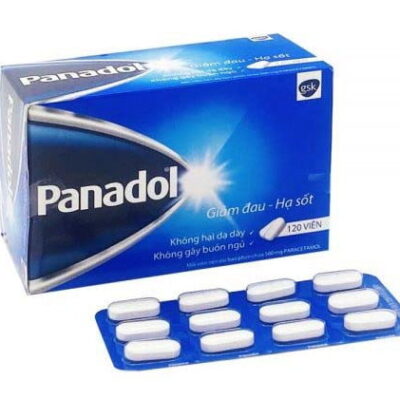 Panadol 500mg giảm đau, hạ sốt (1 vỉ x 12 viên)