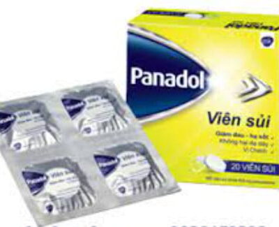 Viên sủi Panadol 500mg giảm đau, hạ sốt ( vỉ - 4 viên )