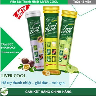 Viên sủi Thanh nhiệt LIVECOOL-tuýp 16viên