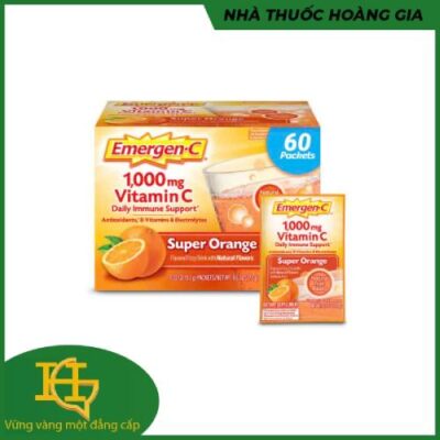 Bột Vitamin C hòa tan 1000mg (nhiều loại hương vị) - 1 Gói