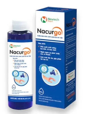 Dung dịch Nacurgo rửa, sát khuẩn vết thương (125ml)